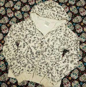 Saftey pin punk hoodie emo